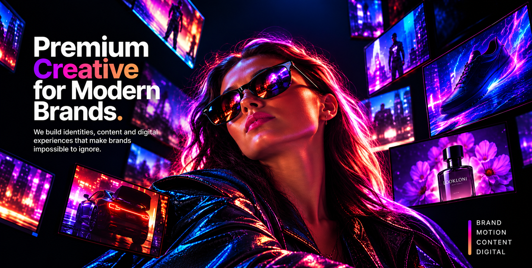 Canvas & Pixel premium creative agency hero banner